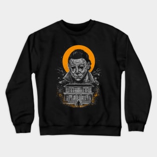 Full Moon On Halloween Crewneck Sweatshirt